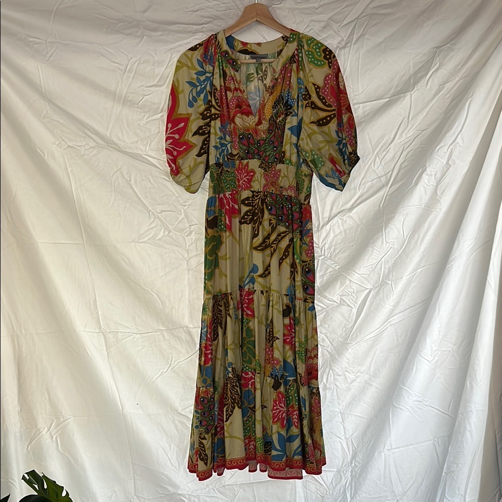 Floral Multicolor Maxi Dress brand: Conditions Apply by Anthropology